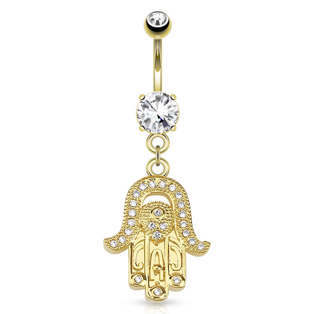 Hamsa Belly Ring